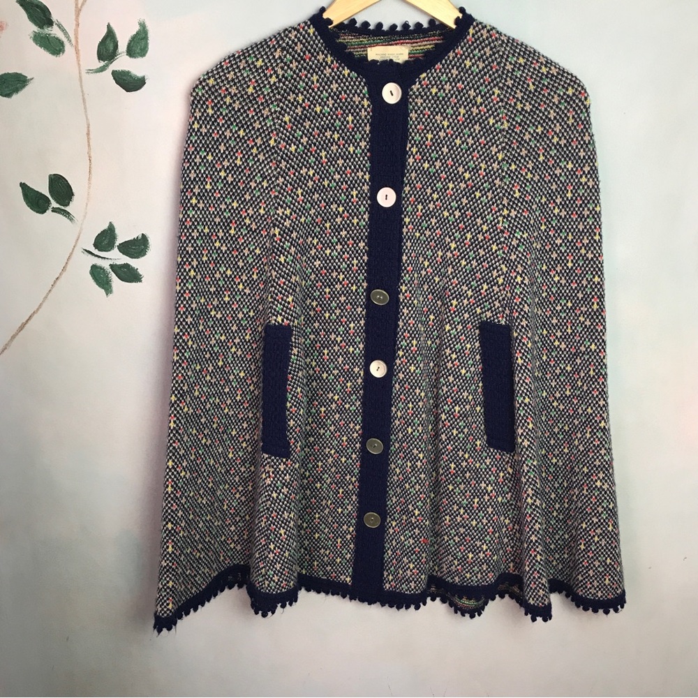 Sears Knit Poncho Sweater